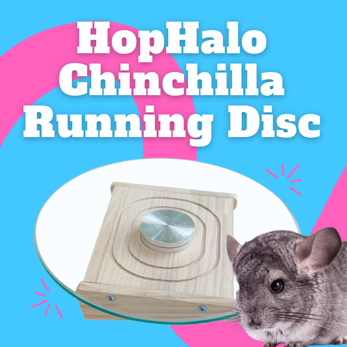 HopHalo Chinchilla Running Disc