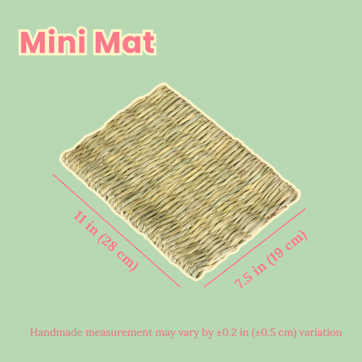 MeadowMaze Natural Timothy Play and Snack Mat
