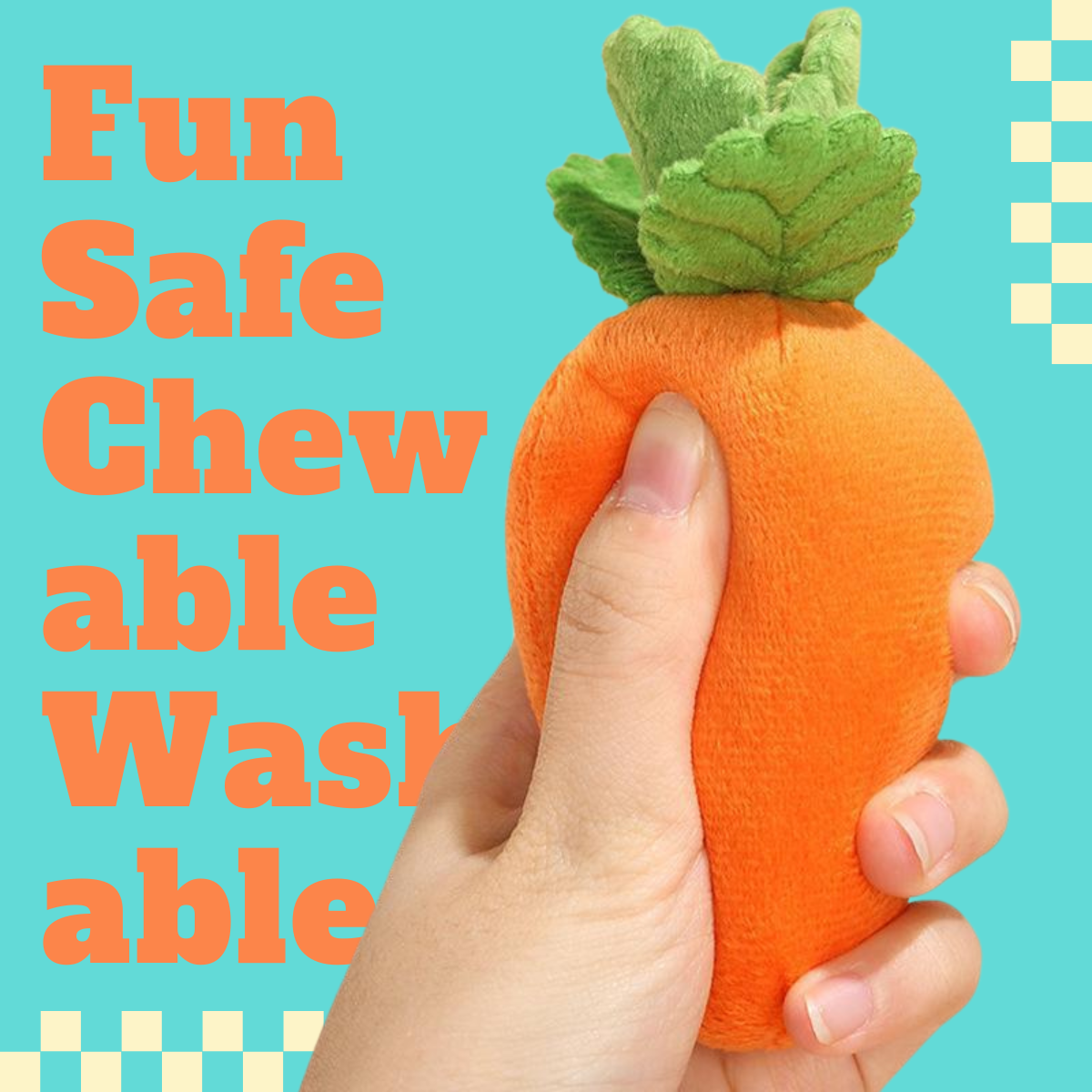 Tug-A-Carrot! Interactive Foraging Toy for Chinchillas & Small Pets