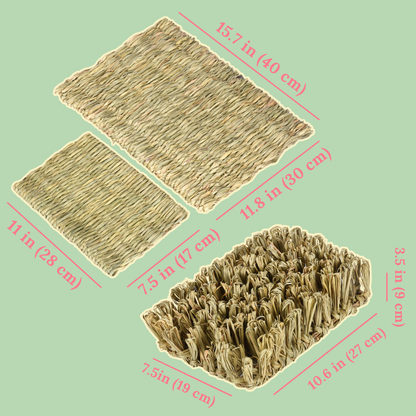 MeadowMaze Natural Timothy Play and Snack Mat
