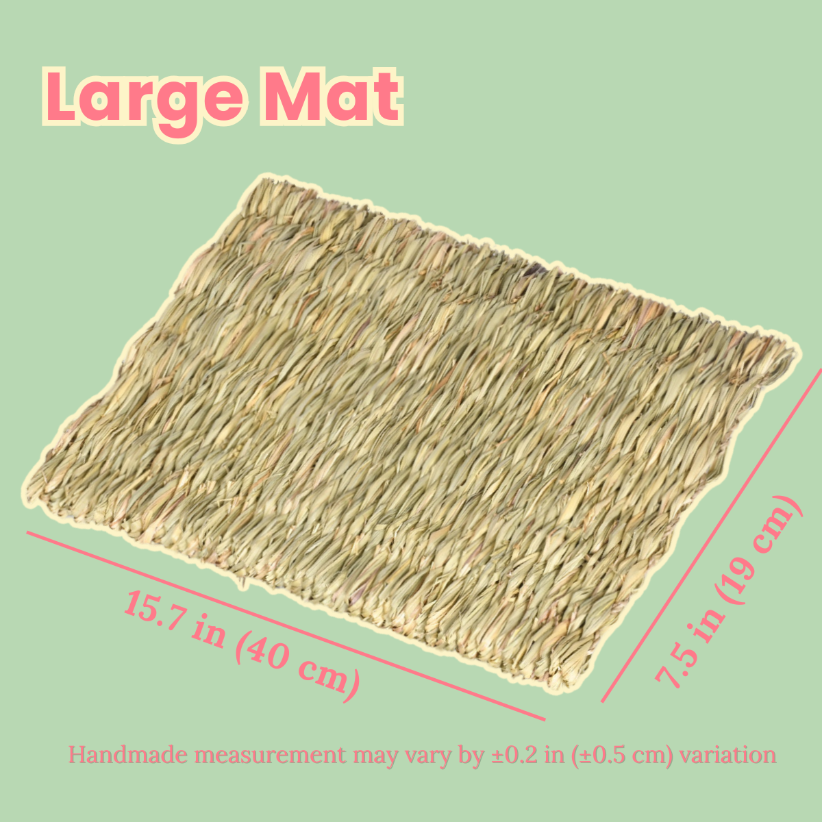 MeadowMaze Natural Timothy Play and Snack Mat