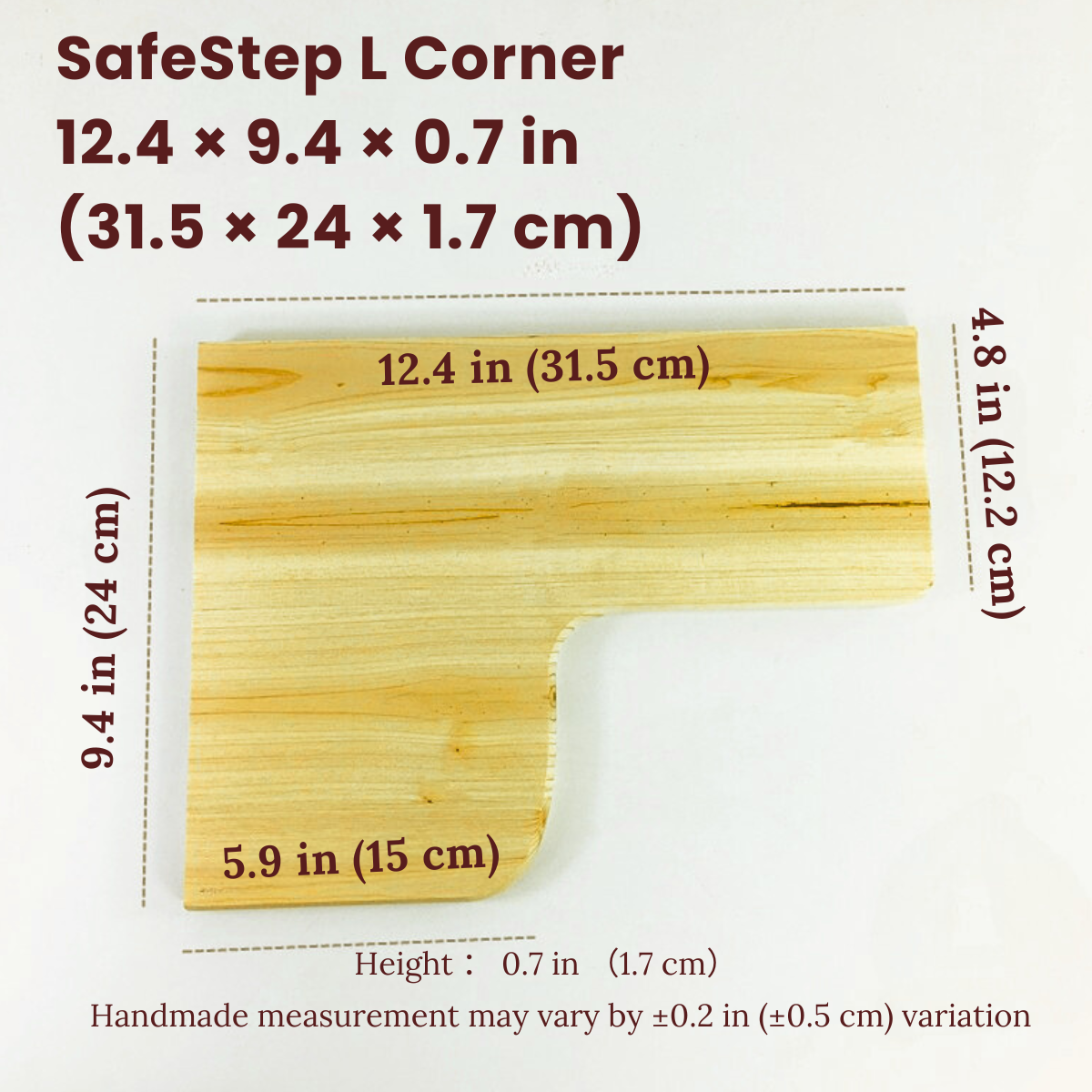 SafeStep Cedar Series L Corner